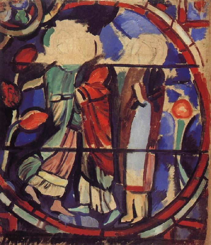 Delaunay, Robert Study of Inlay Glass Sweden oil painting art